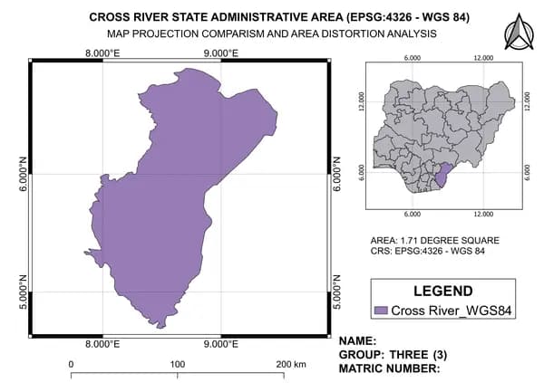 Why Your GIS Area Calculation Might Be Lying to You: A Projection Case Study on Cross River State