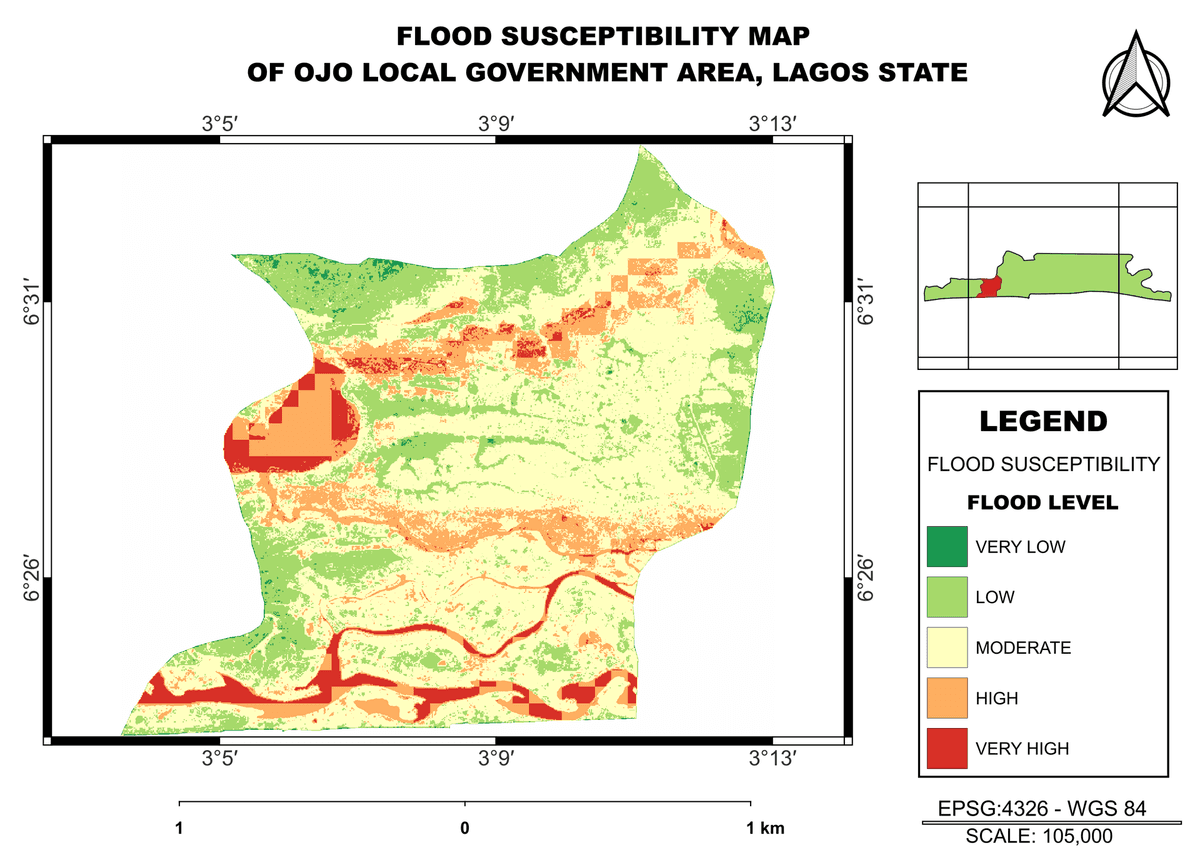 Mapping Flood Risk in Ojo LGA: A Hands-On GIS Project with Google Earth Engine